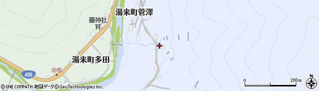 広島県広島市佐伯区湯来町大字菅澤310周辺の地図