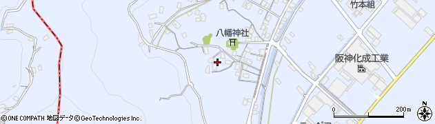 岡山県浅口市寄島町11586周辺の地図