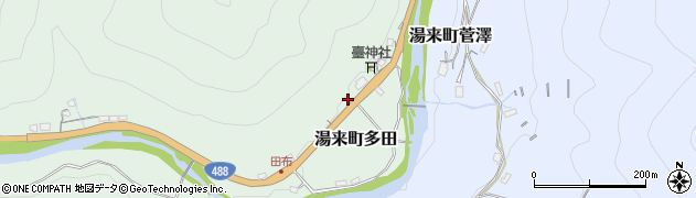 広島県広島市佐伯区湯来町大字多田3795周辺の地図