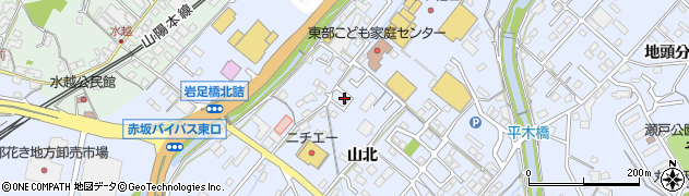 広島県福山市瀬戸町山北392周辺の地図
