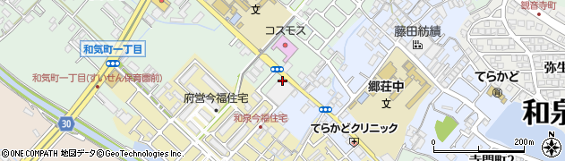 よつ葉　ホームデリバリー・阪和産直センター周辺の地図