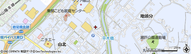 広島県福山市瀬戸町山北260周辺の地図
