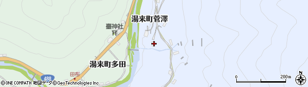 広島県広島市佐伯区湯来町大字菅澤326周辺の地図
