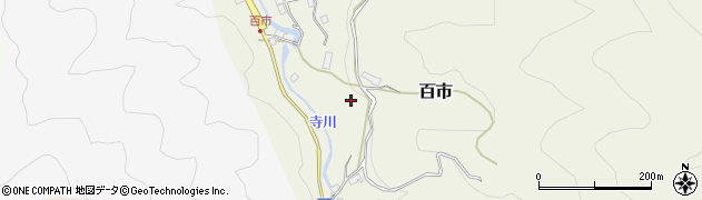 奈良県桜井市百市周辺の地図