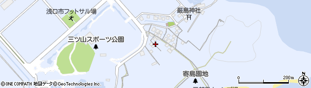 岡山県浅口市寄島町12213周辺の地図