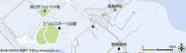 岡山県浅口市寄島町12215周辺の地図