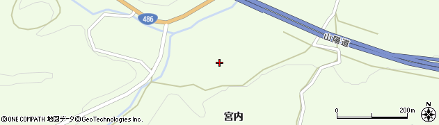 広島県三原市八幡町宮内233周辺の地図