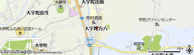 奈良県宇陀市大宇陀万六周辺の地図