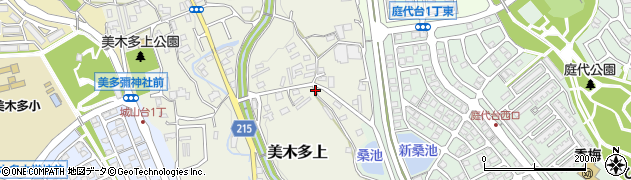 大阪府堺市南区美木多上周辺の地図