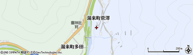 広島県広島市佐伯区湯来町大字菅澤327周辺の地図