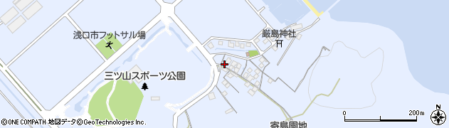 岡山県浅口市寄島町12196周辺の地図