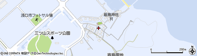 岡山県浅口市寄島町12186周辺の地図
