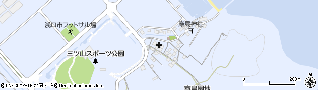 岡山県浅口市寄島町12192周辺の地図