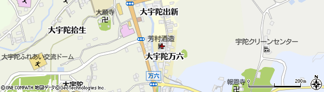 芳村酒造周辺の地図
