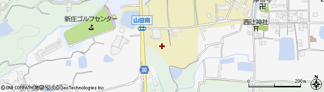 吉野川分水西部周辺の地図