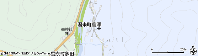 広島県広島市佐伯区湯来町大字菅澤347周辺の地図