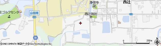 奈良県葛城市西辻228周辺の地図