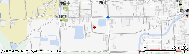 奈良県葛城市西辻195周辺の地図