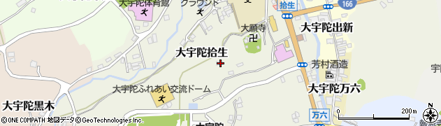 奈良県宇陀市大宇陀拾生752周辺の地図