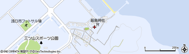 岡山県浅口市寄島町12175周辺の地図
