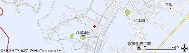 岡山県浅口市寄島町11015-4周辺の地図