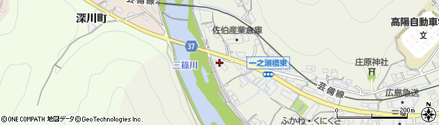 広島県広島市安佐北区上深川町64周辺の地図