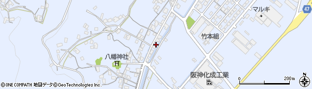 岡山県浅口市寄島町12139周辺の地図