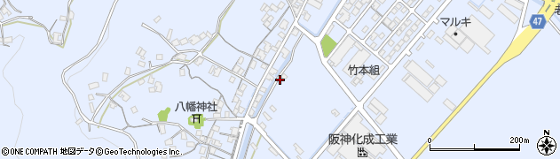 岡山県浅口市寄島町12120周辺の地図