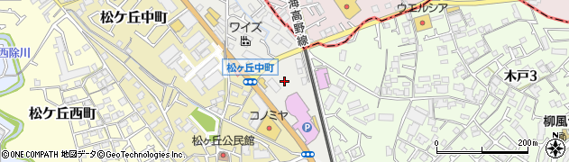 大阪府河内長野市松ケ丘東町周辺の地図