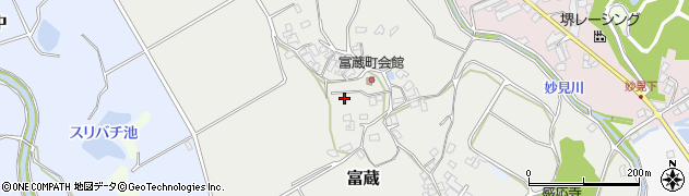 大阪府堺市南区富蔵周辺の地図