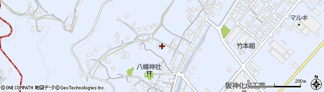 岡山県浅口市寄島町11020周辺の地図