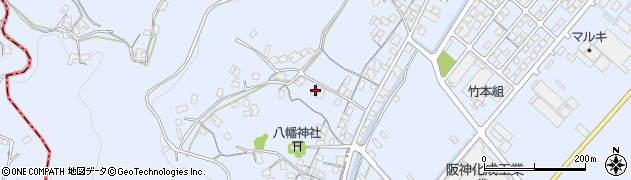 岡山県浅口市寄島町11021周辺の地図