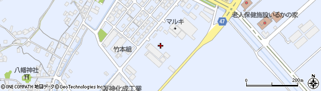 岡山県浅口市寄島町12155-1周辺の地図