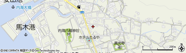 香川県小豆島町（小豆郡）馬木周辺の地図