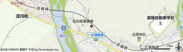 広島県広島市安佐北区上深川町81周辺の地図
