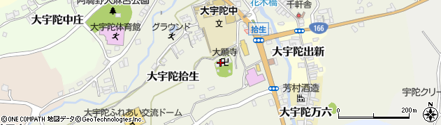 大願寺周辺の地図