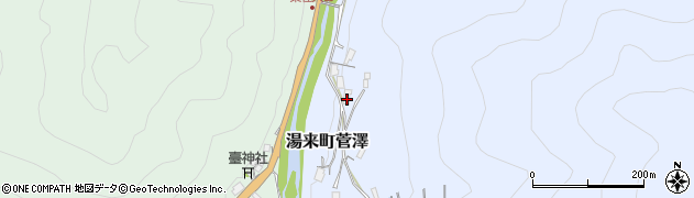 広島県広島市佐伯区湯来町大字菅澤355周辺の地図