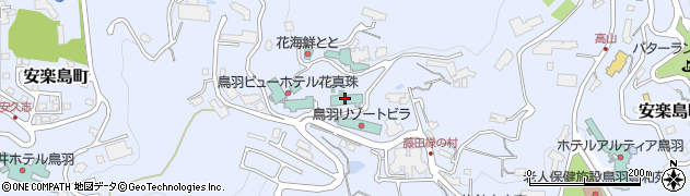 安楽島温泉湯元海女乃島周辺の地図