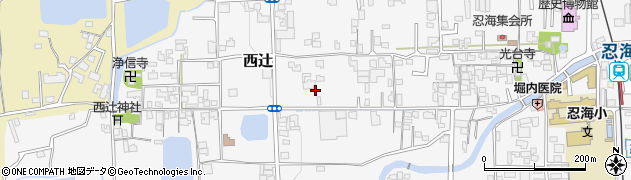 奈良県葛城市西辻169周辺の地図