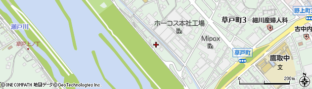 株式会社竹内葬儀店　たけうち草戸会館周辺の地図