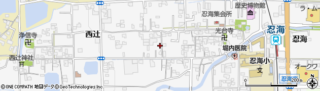 奈良県葛城市西辻117周辺の地図