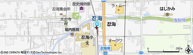 忍海駅周辺の地図