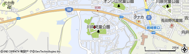 奈良県宇陀市菟田野岩崎周辺の地図