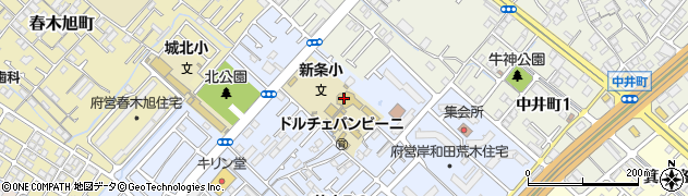 岸和田市立幼稚園新条幼稚園周辺の地図