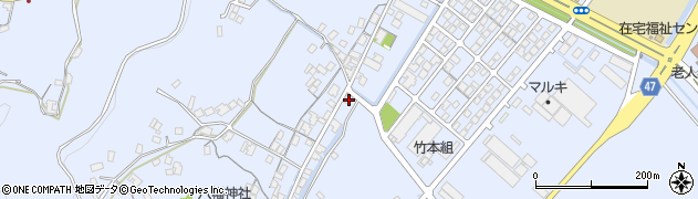 岡山県浅口市寄島町12153周辺の地図