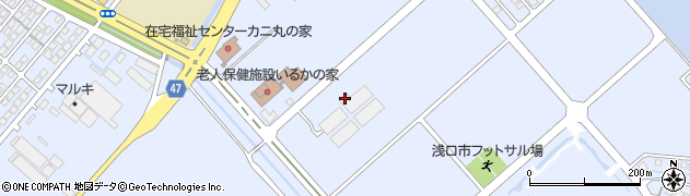 岡山県浅口市寄島町16089周辺の地図