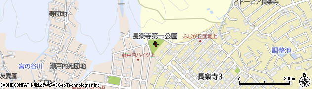 長楽寺第一公園周辺の地図