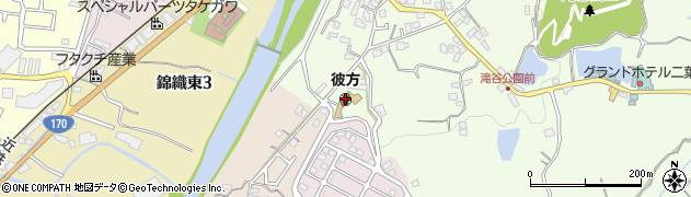 富田林市立保育園彼方保育園周辺の地図