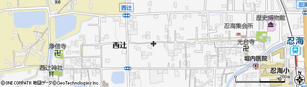 奈良県葛城市西辻122周辺の地図