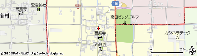 奈良県御所市柳原周辺の地図